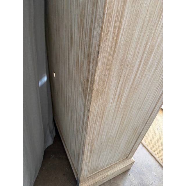 Off-white Arch French Door Cabinetry Unit For Sale - Image 8 of 12