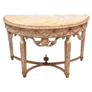 19th C ItalianDemilune Console