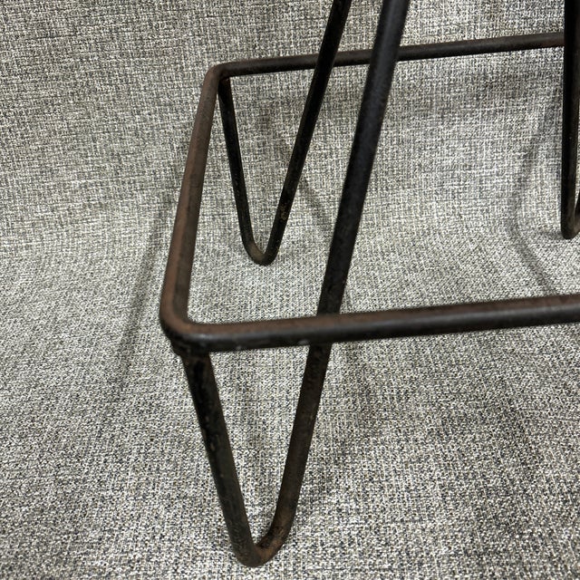 Mid-Century Modern 1950s Vintage Mid Century Stool in the Manner of Frederic Weinberg For Sale - Image 3 of 8