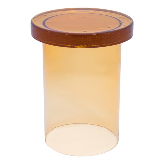 Alwa Three 5800a Side Table in Amber by Sebastian Herkner for Pulpo For Sale