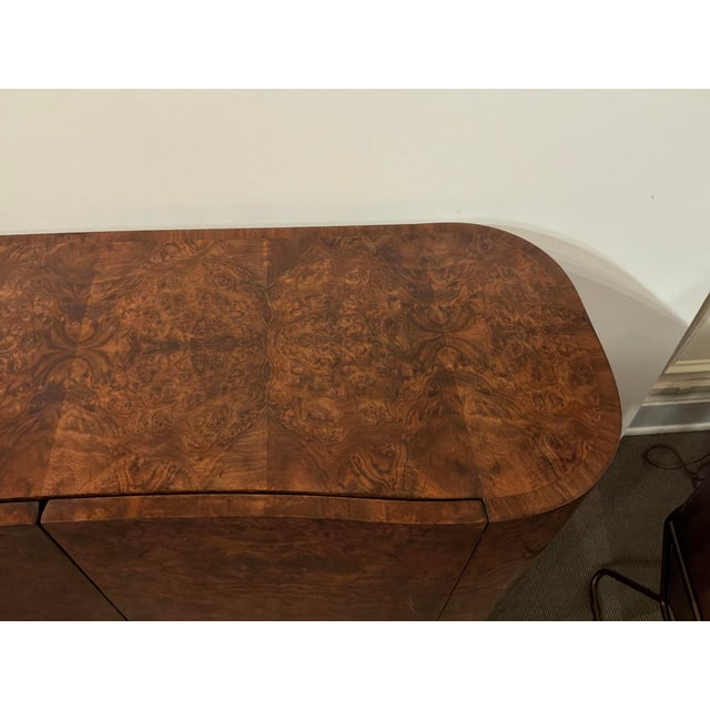 Baker Cachou Burl Wood Chest For Sale In Atlanta - Image 6 of 12