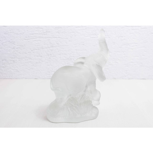 Vintage Glass Elephant, 1970s For Sale - Image 3 of 14
