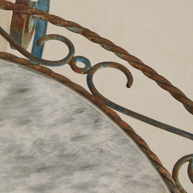 French Hand-Forged Iron Coffee Table, 1960s For Sale - Image 9 of 11