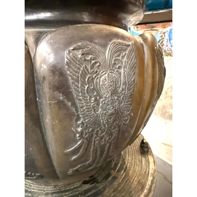 Early 20th Century Asian Bronze Temple Vessel For Sale - Image 13 of 17