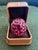 Metal Bochic "Orient" Vintage Natural Ruby Cocktail Ring Set In 18K Gold, Certificate For Sale - Image 7 of 11