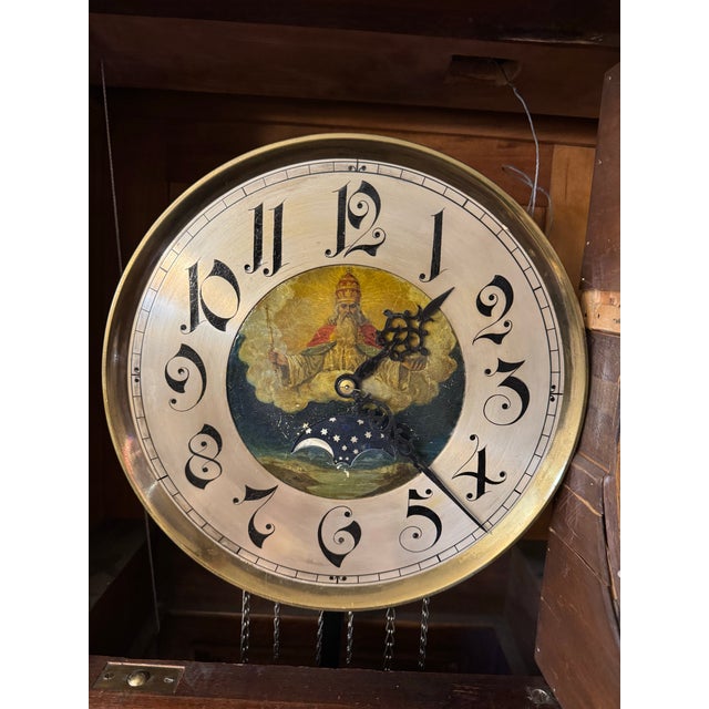 セール‼️アンティークタワークロック Musical tall clock 絵 ブランド雑貨総合 セール‼️アンティークタワークロック 絵