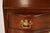Chippendale Solid Mahogany Drop Front Secretary Desk by Jasper Cabinet Co. For Sale - Image 11 of 18