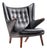 Hans Wegner for Ap Stolen Ap19 Mid Century Papa Bear Chair For Sale