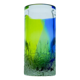 Scandinavian Art Glass Unik Vase by Göran Wärff Kosta for Kosta Boda, Sweden, 1980s For Sale