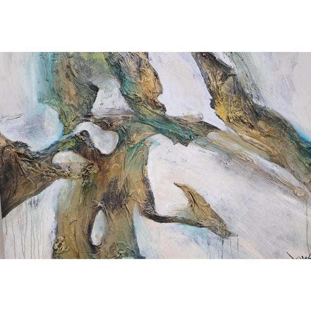 An impressive, large-scale original mixed media painting by celebrated American abstract artist Jonas Gerard (1941–2020),...