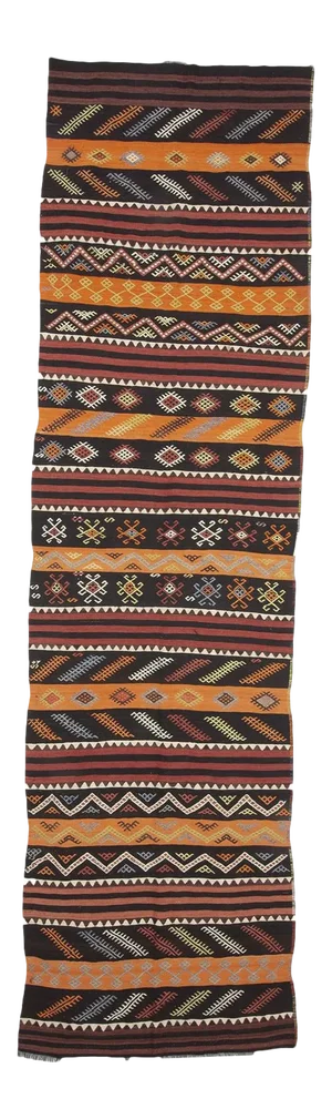 Vintage Turkish Kilim Runner Rug