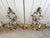 Vintage Italian Florentine Gilt Tole & Crystal Regency Wall Sconces - Pair For Sale - Image 9 of 13