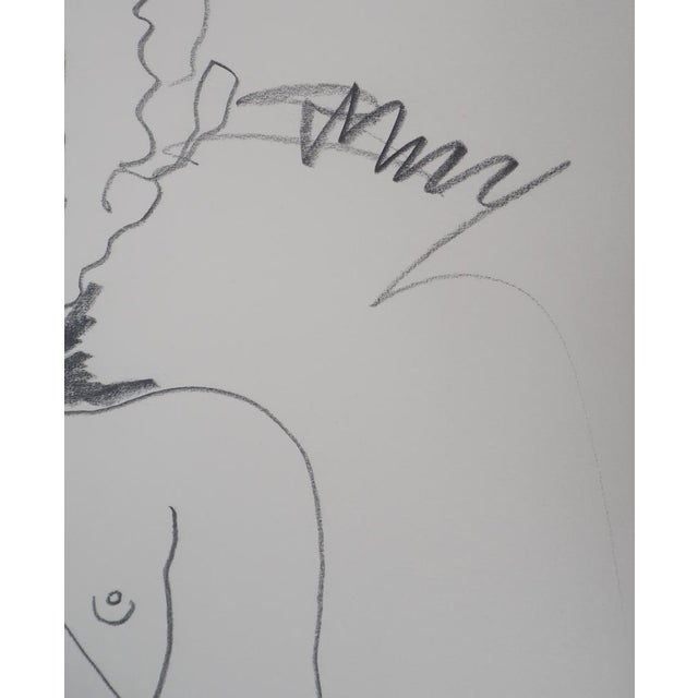 Alain Bonnefoit, Nude Woman, Original Drawing For Sale - Image 4 of 8
