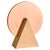 Vintage Italian Wood + Copper Triangle Sculpture by Banci Firenze For Sale - Image 11 of 13