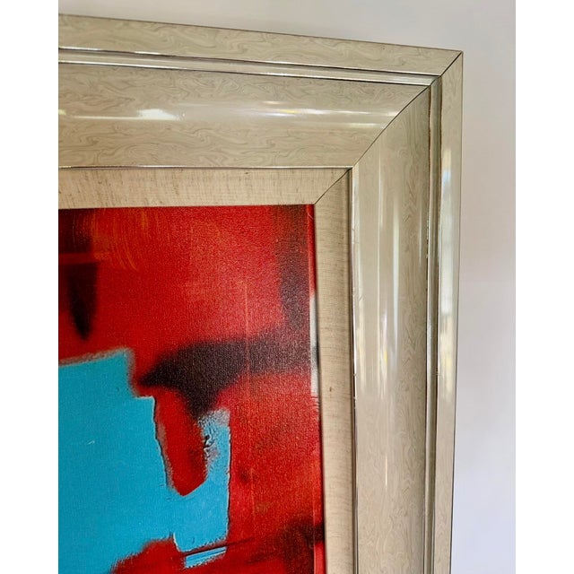 Augusto-S, Pig & Boombox, 2005, Oil Painting on Canvas, Framed For Sale - Image 9 of 11