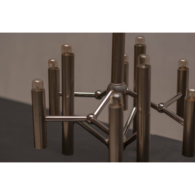Gaetano Sciolari Space Age Chandelier by Gaetano Sciolari, 1970s For Sale - Image 4 of 8