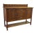 Crafters and Weavers Mission Turner Sideboard With 3 Drawers and 2 Doors - Walnut For Sale In Chicago - Image 6 of 6