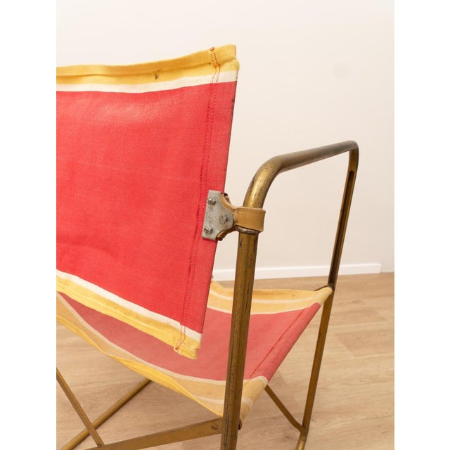 Folding Camping Chair, France, 1950s For Sale - Image 4 of 12