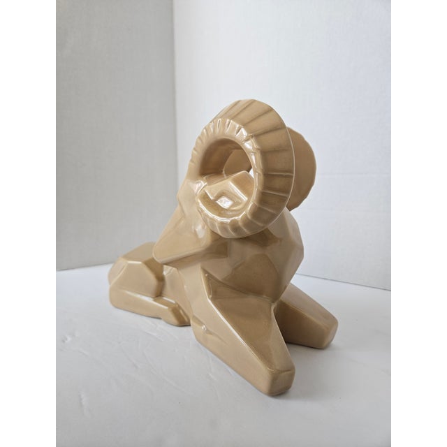 1970s Midcentury Jaru Pottery Ram, Zodiac Decor Aries For Sale - Image 5 of 7