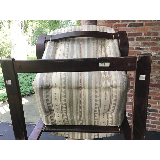 1960s Mid 20th Century Modern Upholstered Westnofa Lounge Chair or Rocker For Sale - Image 5 of 9