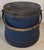 19thc original Blue painted Firkin. Original Copper nail construction. Fantastic patina. Wonderful old blue paint, the...