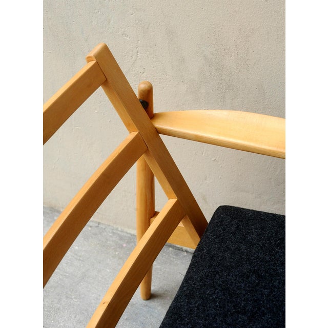 Beech Armchairs, 1960s, Set of 2 For Sale - Image 6 of 10