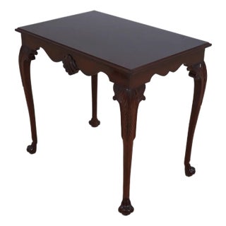 Kindel Mahogany Irish Georgian Society Tea Table For Sale