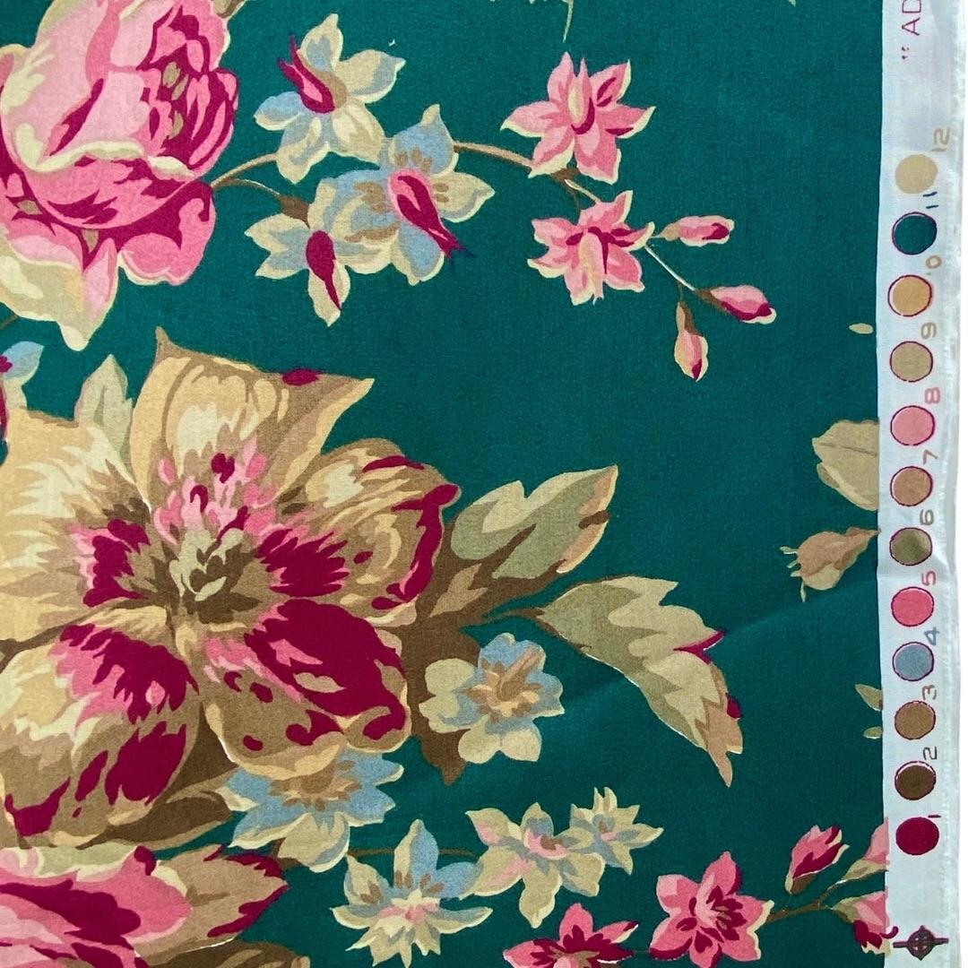 1980s Ralph Lauren Vintage Adirondack Floral Home Decor Fabric Ten