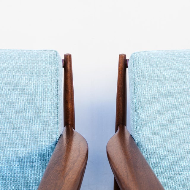 Baumritter Restored 1960s Mid Century Modern Lounge Chairs by Baumritter For Sale - Image 4 of 14