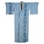 A Japanese formal silk Kimono in a light blue color with striking floral design. The garment is hand-stitched from a crepe...