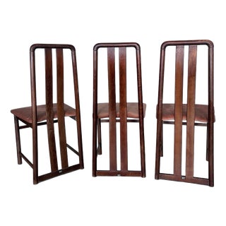 Mid-Century High-Back Dining Chairs from Primo London, Set of 3 For Sale