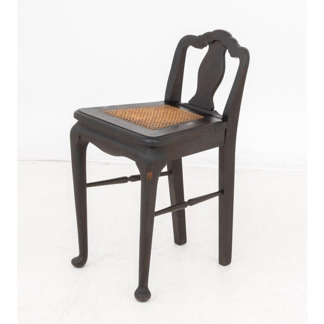 Queen Anne Style Cane Paneled Seat Chairs, 2 For Sale - Image 11 of 13