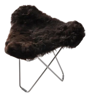 Iceland Flying Goose Footstool by Cuero Design