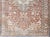 Tribal Persian Heriz With Geometric Medallion in Soft Red, Gray Blue With Soft Greens 7'6 X 10'8 For Sale - Image 3 of 13