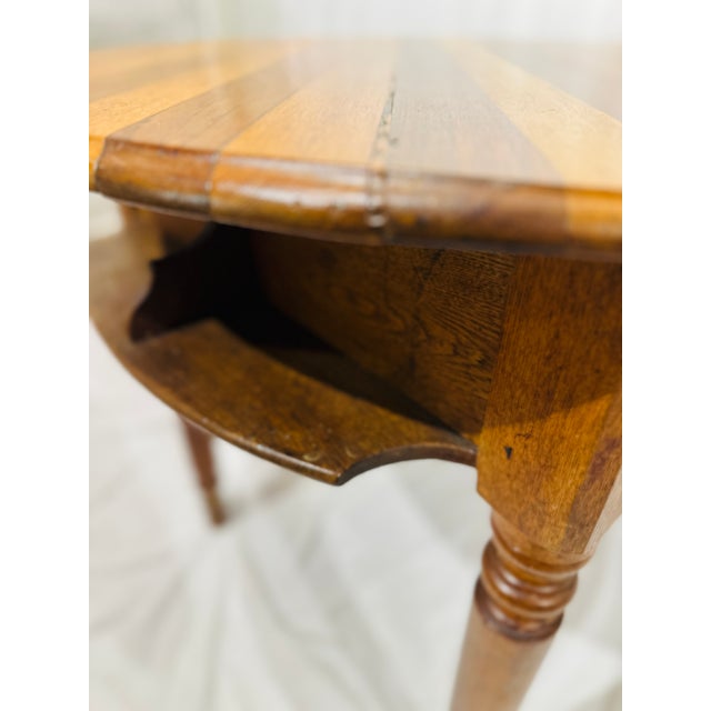 Wood Antique Handcrafted Wood Game Table For Sale - Image 7 of 12