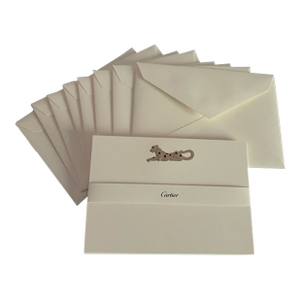 Vintage Cartier Stationery Card and Envelope Set