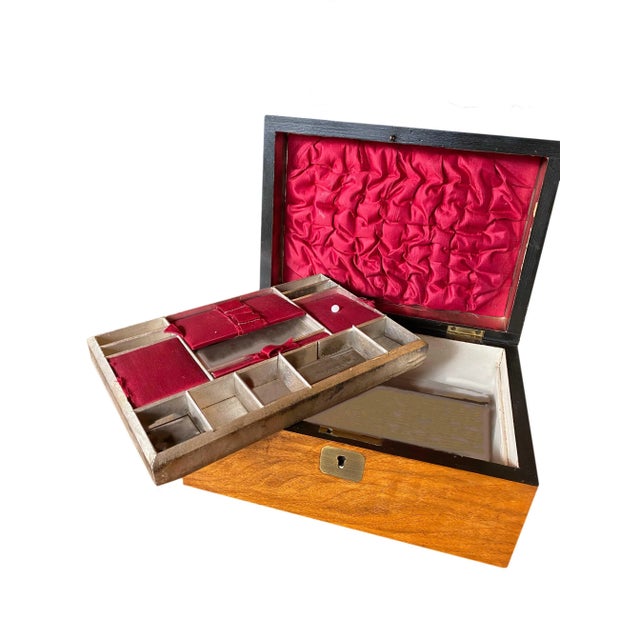 19th Century Antique English Sewing Box For Sale - Image 5 of 9