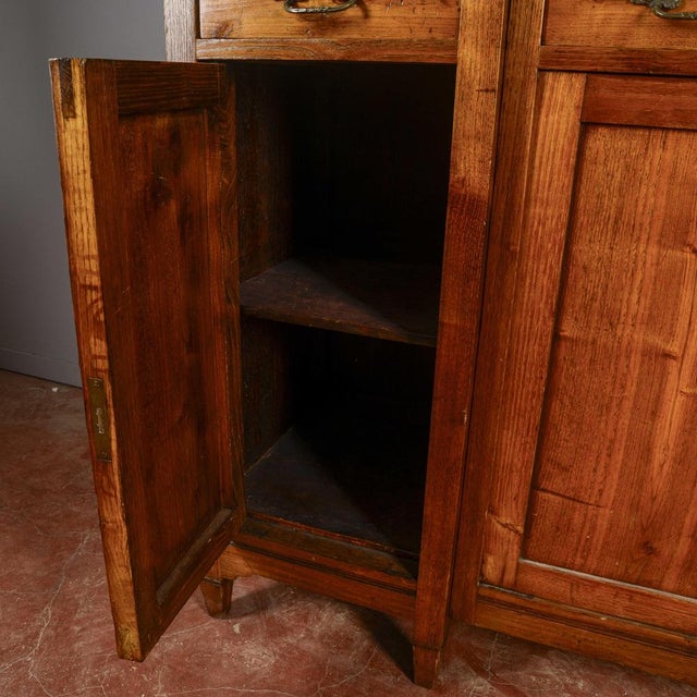 Wood Art Nouveau Two-Body Display Cabinet For Sale - Image 7 of 9