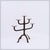 Rustic Wrought Iron 5-Branch Candelabra, 1950s For Sale - Image 14 of 14