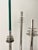 Vintage Art Deco Modernist Chrome Candlesticks, 1930s, Set of 3 For Sale - Image 4 of 17