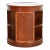 Baker Furniture Empire Banded Mahogany Drum Table For Sale