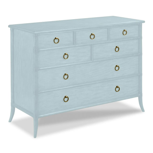 Traditional Paxton Chest, Palladian Blue For Sale - Image 3 of 3
