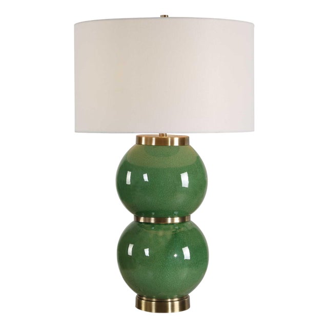 Banner Green Spheres Table Lamp For Sale