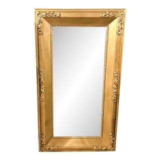 Vintage Gold French Wall Mirror For Sale
