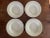 American Vintage English Ironstone Soup Pasta Bowls - Set of 4 - White Wheat Pattern For Sale - Image 3 of 7