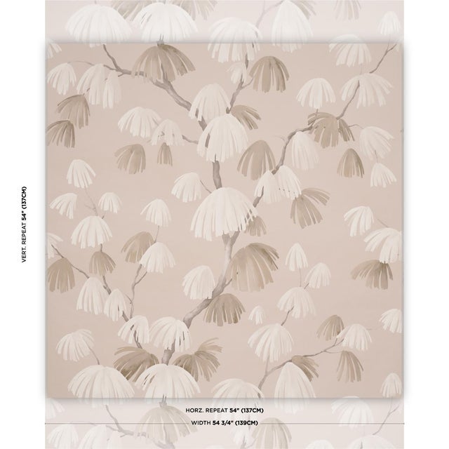 Designed by David Kaihoi, Weeping Pine is a lush and romantic allover botanical print wallcovering. Its sweeping scale and...