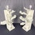 Wood 1990s Hand Carved Wood Banana Plant Lamps Finished in White Plaster - A Pair For Sale - Image 7 of 14