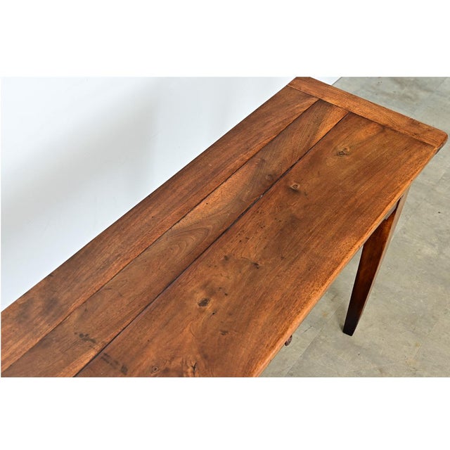 French 19th Century Solid Walnut Console For Sale In Baton Rouge - Image 6 of 10