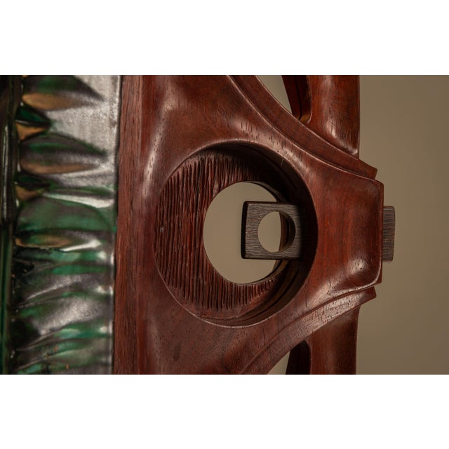 Table Lamp in Wood by Gianni Pinna, Italy, 1970s For Sale - Image 9 of 10