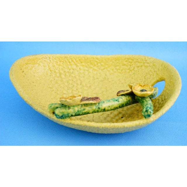 Vintage Art Deco Ceramic Tray with Acid Finish by Dante Baldelli, 1930s For Sale - Image 6 of 18